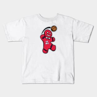 Washington Wizards Gingerbread Man Kids T-Shirt